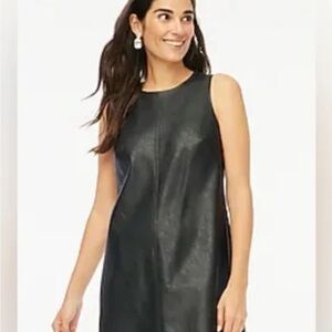 Nwt Jcrew factory leather dress sz 00